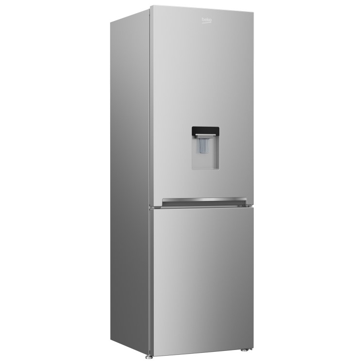 Beko CXFG1685DS Frost Free Freestanding Fridge Freezer With Water Dispenser - Silver