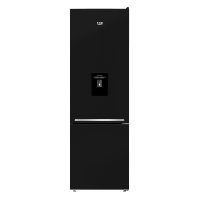 Beko CXFG1685DTB 60-40 Freestanding Fridge Freezer With Non-Plumbed Water Dispenser - Black