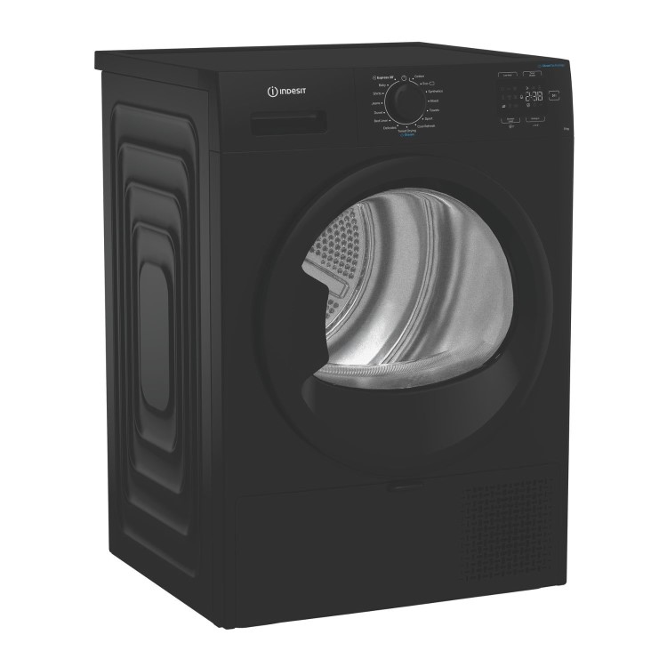 Indesit 9kg Heat Pump Tumble Dryer - Black