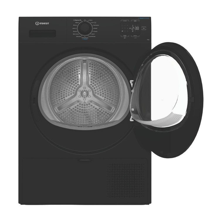 Indesit 9kg Heat Pump Tumble Dryer - Black