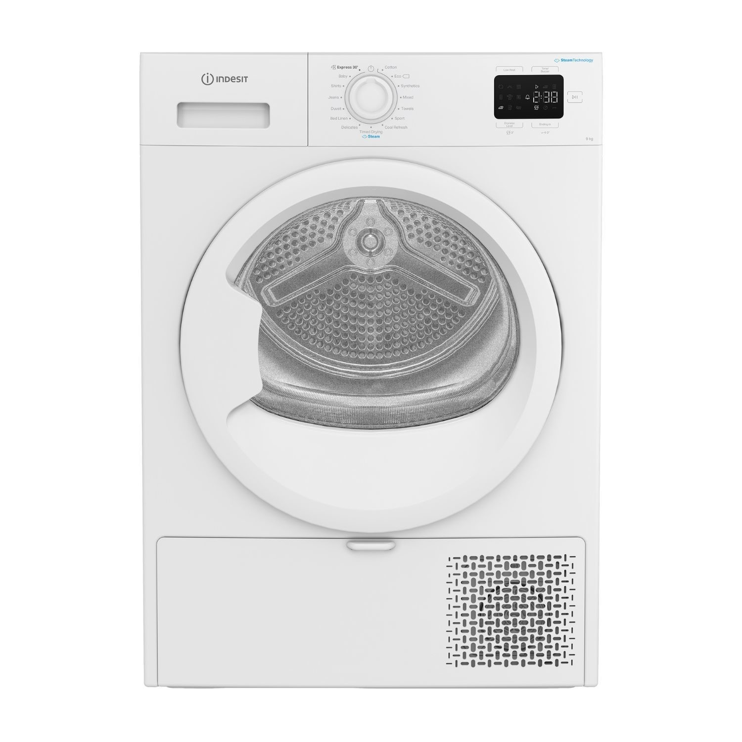 Indesit CYD92DWWUK 9kg Heat Pump Condenser Dryer in White A Rated Stea