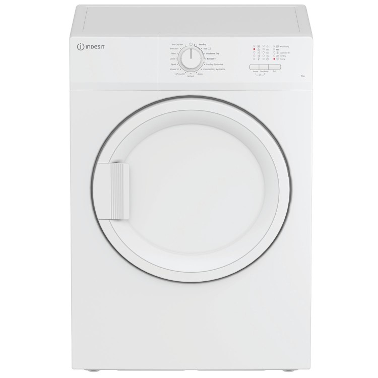 Refurbished Indesit CYDA81WWGLUK Freestanding 8KG Vented Tumble Dryer White
