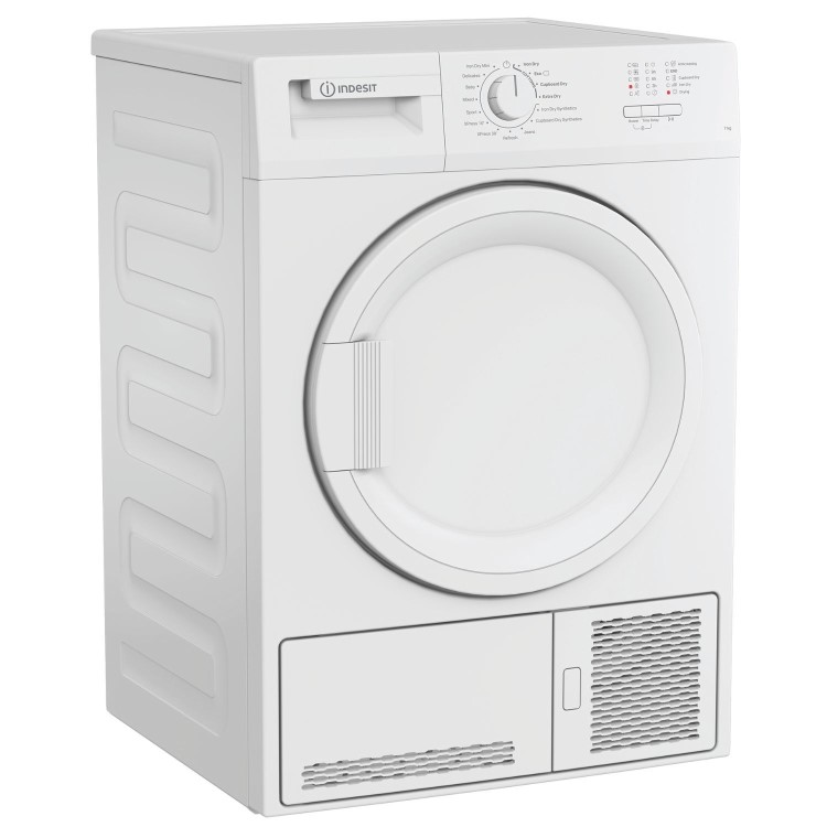 Refurbished Indesit CYDC72WWGLUK Freestanding Condenser 7KG Tumble Dryer White
