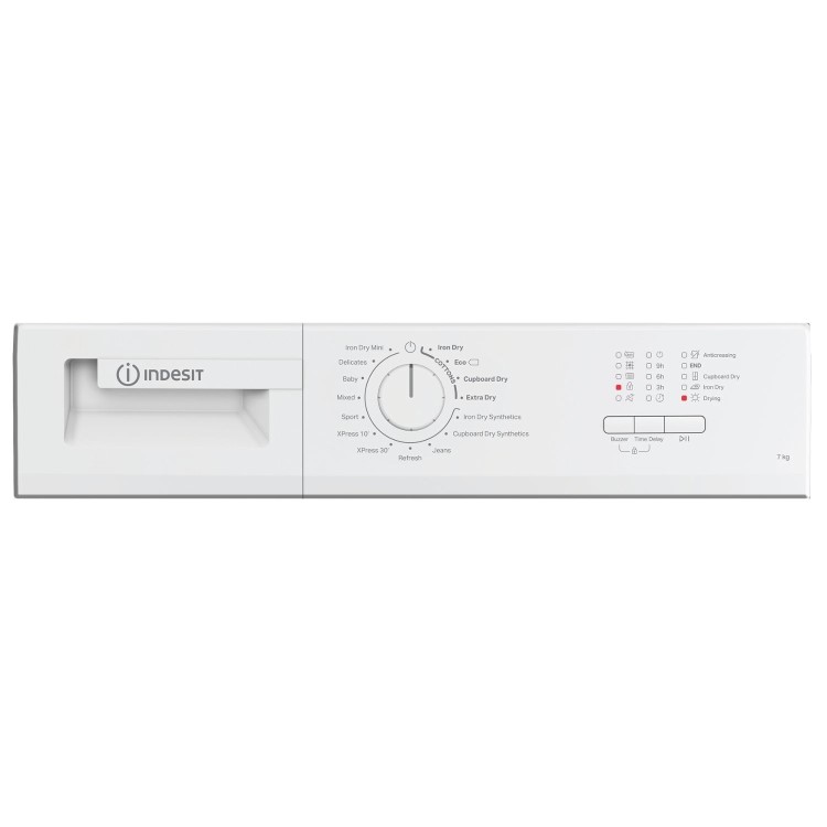 Refurbished Indesit CYDC72WWGLUK Freestanding Condenser 7KG Tumble Dryer White