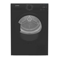 Indesit 8kg Heat Pump Dryer - Black
