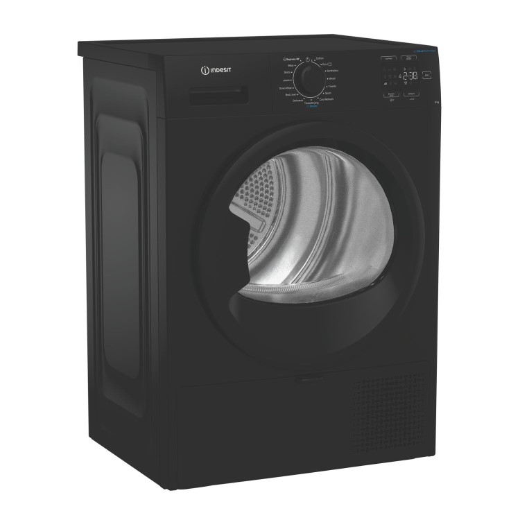 Refurbished Indesit 8kg Heat Pump Dryer - Black