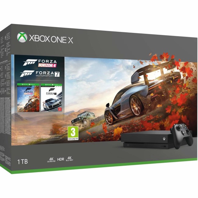 Xbox One X 1TB Console with Forza Horizon 4 & Forza Motorsport 7