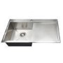 GRADE A3 - Taylor & Moore CharlesR Single Bowl Right Hand Drainer Stainless Steel Sink
