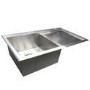 GRADE A1 - Taylor & Moore CharlesR Single Bowl Right Hand Drainer Stainless Steel Sink
