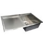 GRADE A1 - Taylor & Moore Charles Single Bowl Left Hand Drainer Stainless Steel Sink