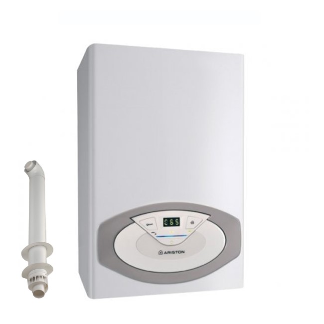 Ariston Clas HE 24 kW Regular Conventional Gas Boiler with Free Horizontal Flue Kit - 5 Years warranty