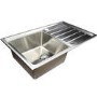 GRADE A2 - Taylor & Moore Como Single Bowl Reversible Drainer Stainless Steel Sink
