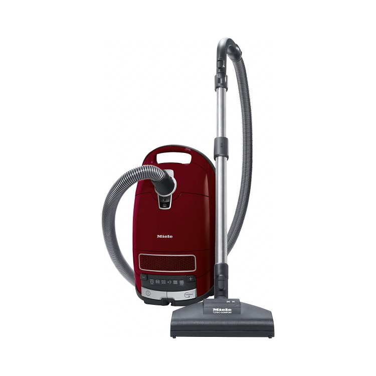 GRADE A2 - Miele 11085190 Complete C3 Cat & Dog Pro PowerLine 890W Bagged Cylinder Vacuum Cleaner - Ideal For Pet Owners - Red