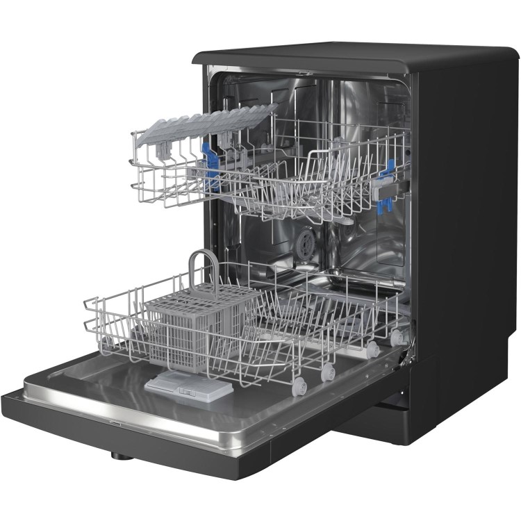 Refurbished Indesit D2FHK26BUK 14 Place Freestanding Dishwasher Black