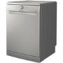 Indesit Fast&Clean 14 Place Settings Freestanding Dishwasher - Silver