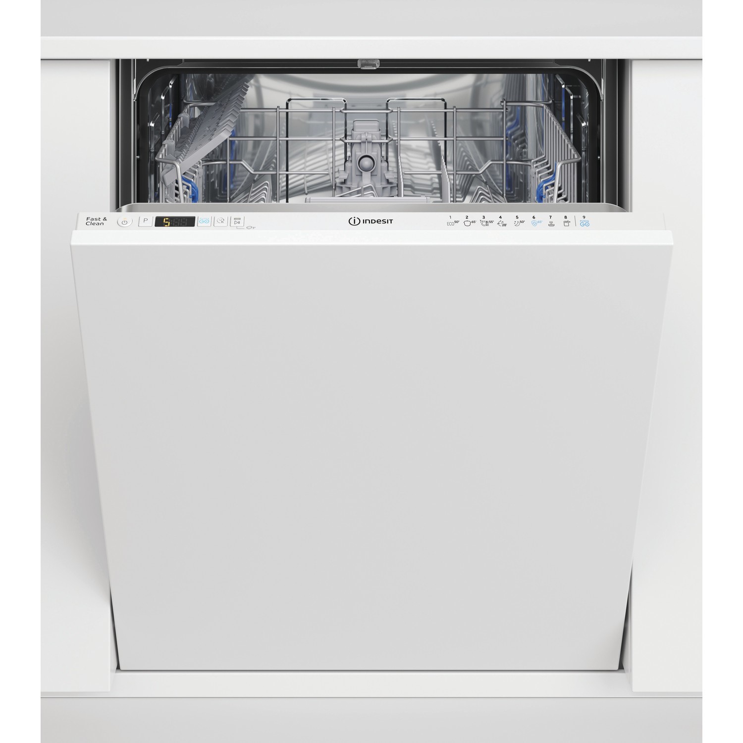 Indesit Push Go 14 Place Settings Fully Integrated Dishwasher Indesit Push Go 14 Place Settings Fully Integrated Dishwasher