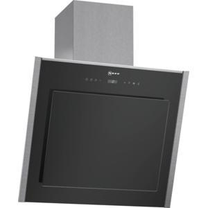 NEFF D36DT57N0B 60cm Wide Angled Glass Cooker Hood Black