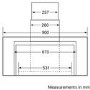 Neff APD/D39F56N0GB Ex-Display Series 4 Angled 90cm Chimney Hood in Stainless Steel with Grey Glass