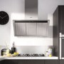 Neff D39M55N1GB Series 3 Angled 90cm Chimney Hood in Stainless steel