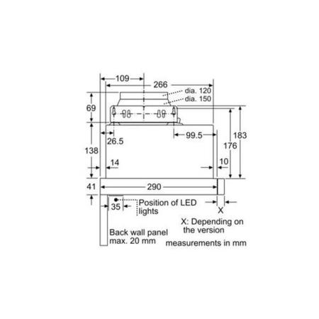 Neff N50 60cm Telescopic Canopy Cooker Hood - Silver