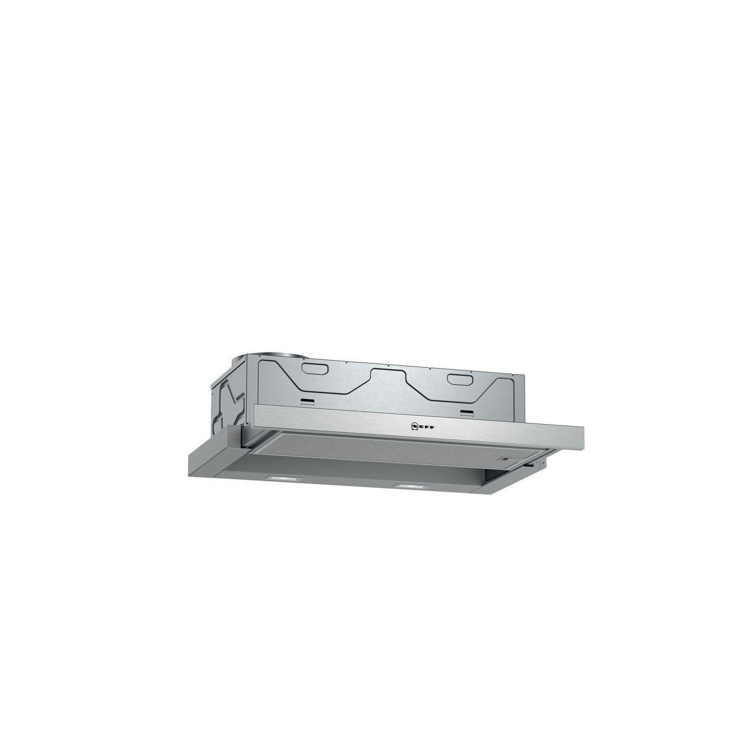 Neff Silver D46ed22n1b N50 Telescopic 60Cm Cooker Hood - Metallic Size 59.8