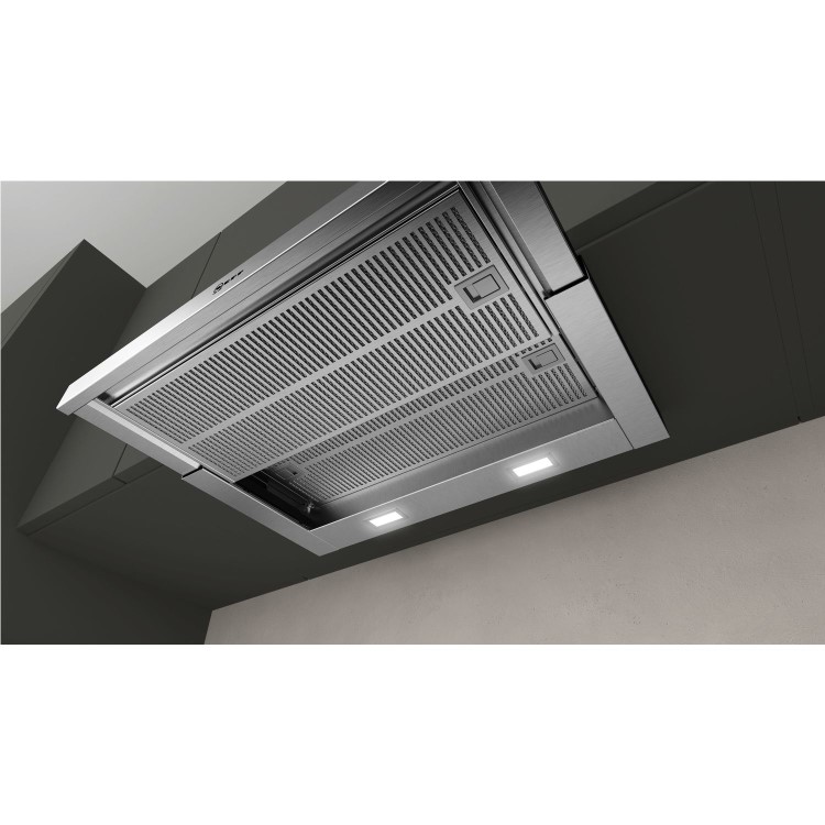 Neff N70 60cm Telescopic Canopy Cooker Hood - Stainless Steel