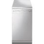 Smeg D4SS 45cm Slimline 10 Place Freestanding Dishwasher - Stainless Steel