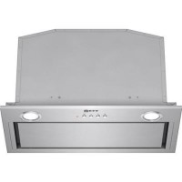 GRADE A1 - NEFF D55MH56N0B 52cm Wide Canopy Cooker Hood Stainless Steel