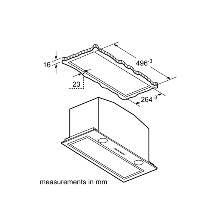 Neff N50 52cm Canopy Cooker Hood - Stainless Steel