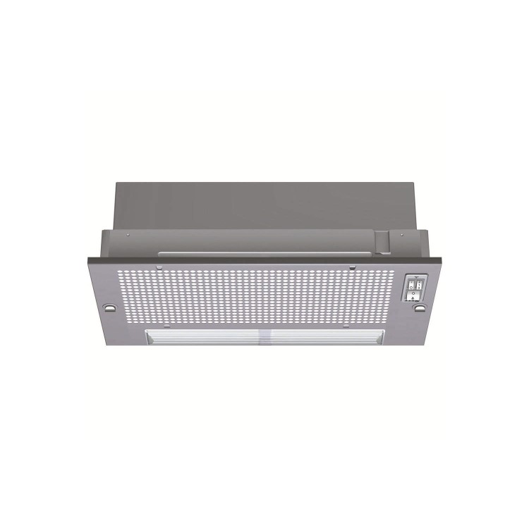 Neff D5625X0GB 53cm Wide Canopy Cooker Hood - Silver Grey Metallic