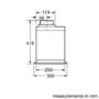 Refurbished Neff D57MH56N0B 70cm Canopy Cooker Hood