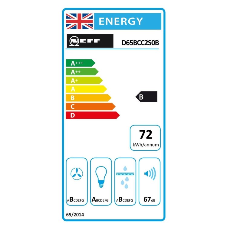 Neff N50 Series 60cm Chimney Cooker Hood - Matt Black