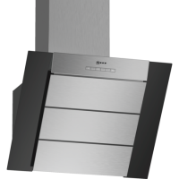 Neff D65IBE1S0B 60cm Wide Angled Cooker Hood With Perimeter Extraction - Stainless Steel