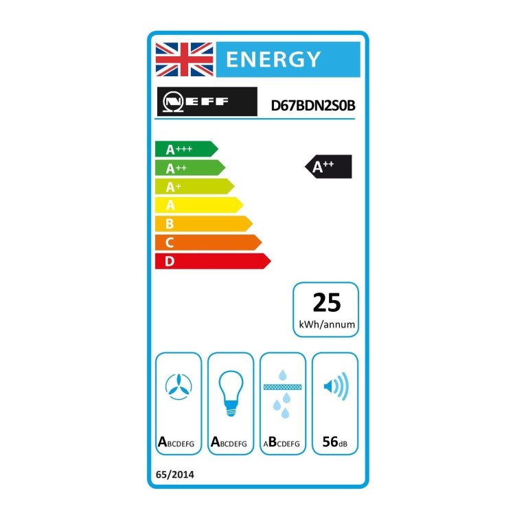 Neff N70 Series 60cm Chimney Cooker Hood - Matt Black