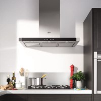 Grade A2 - Neff D79M55N0GB Series 3 Slimline Design 90cm Chimney Hood in Stainless steel