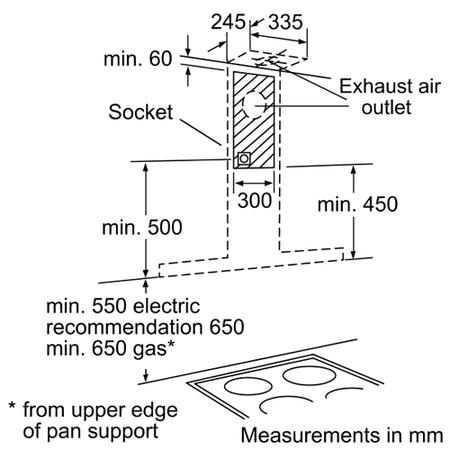 Grade A2 - Neff D79M55N0GB Series 3 Slimline Design 90cm Chimney Hood in Stainless steel