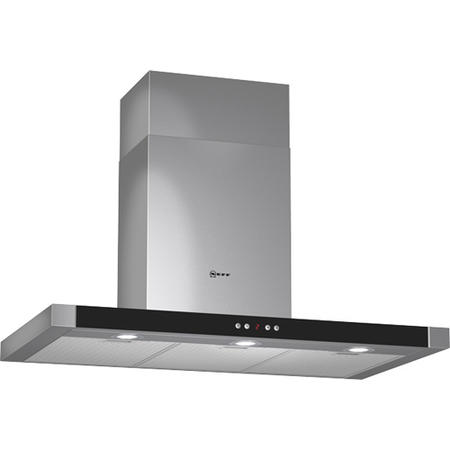 Grade A2 - Neff D79M55N0GB Series 3 Slimline Design 90cm Chimney Hood in Stainless steel