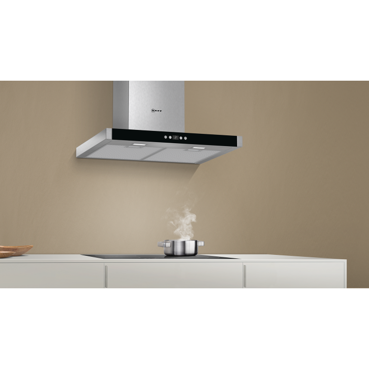 GRADE A2 - NEFF D76MH52N1B N50 60cm Box Design Cooker Hood - Stainless Steel
