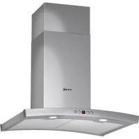 Neff D86D55N1GB Series 3 Curved 60cm Chimney Hood in Stainless steel
