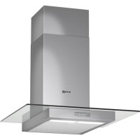 Neff D86E21N1GB Series 1 Flat Glass 60cm Chimney Hood in Stainless steel