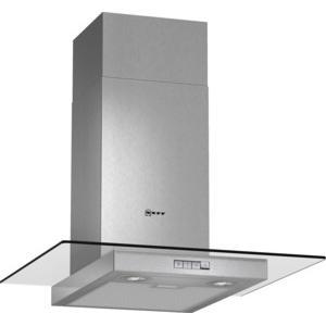 Neff D86ER22N0B 60cm Stainless Steel Chimney Cooker Hood With Flat Glass Canopy