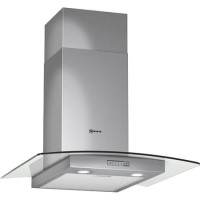 Neff D86G21N0GB Series 1 Curved Glass 60cm Chimney Hood in Stainless steel