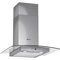 Neff D86G45N0GB Series 2 Curved Glass 60cm Chimney Hood in Stainless steel