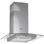 Neff D86G45N0GB Series 2 Curved Glass 60cm Chimney Hood in Stainless steel