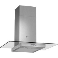 GRADE A1 - Neff D87ER22N0B 70cm Stainless Steel Chimney Cooker Hood With Flat Glass Canopy