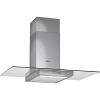 Neff D89E21N1GB Series 1 Flat Glass 90cm Chimney Hood in Stainless steel