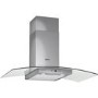 Neff D89G45N0GB Series 2 Curved Glass 90cm Chimney Hood in Stainless steel