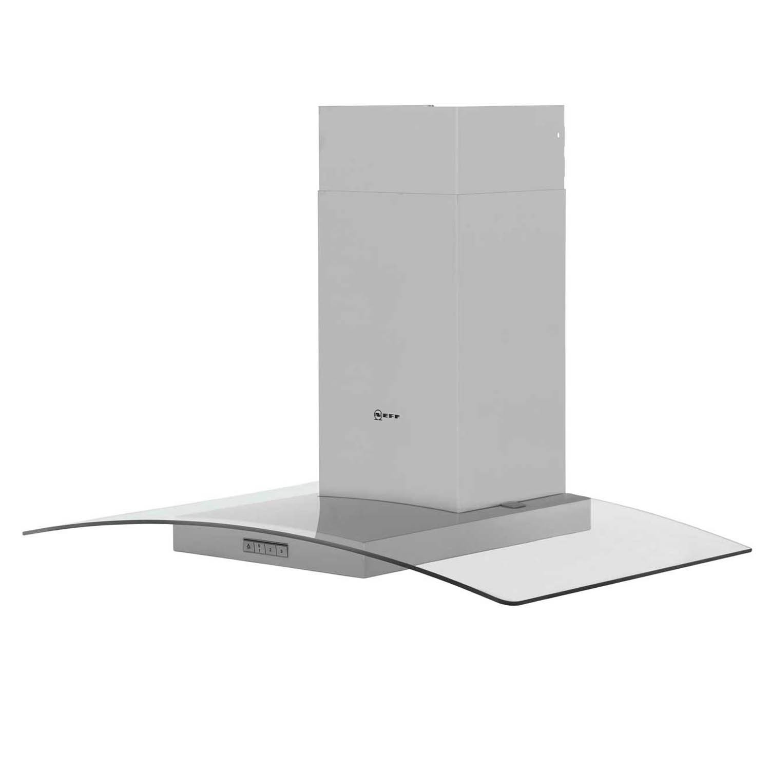 NEFF D89GR22N0B 90cm Stainless Steel Chimney Cooker Hood With Curved