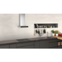 Neff D64GFM1N0B 60cm Touch Control Chimney Cooker Hood With Flat Glass Canopy - Stainless Steel