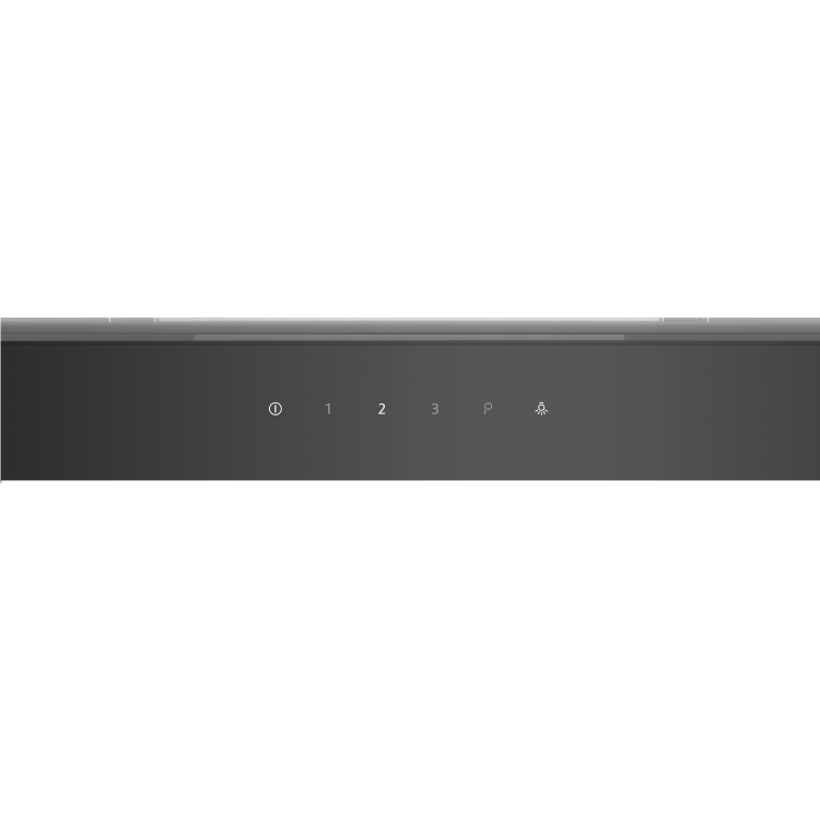 Neff D64GFM1N0B 60cm Touch Control Chimney Cooker Hood With Flat Glass Canopy - Stainless Steel